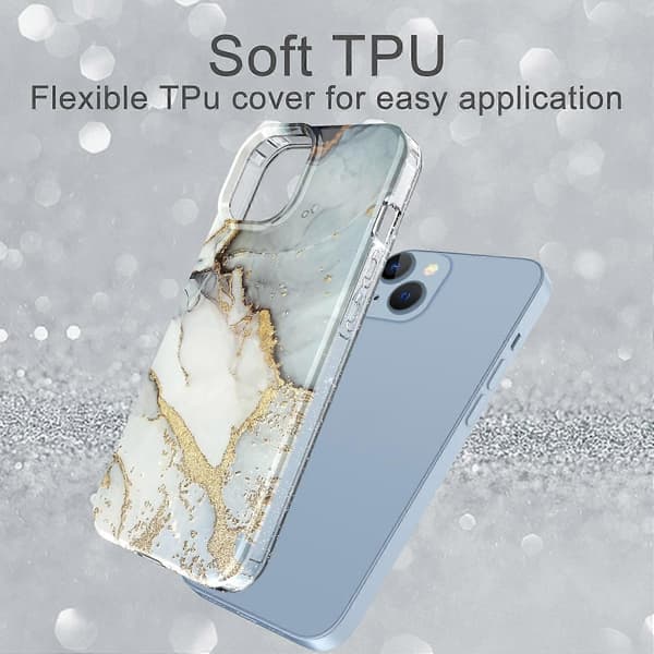 Marmor Mönster IMD Telefonfodral för iPhone 14