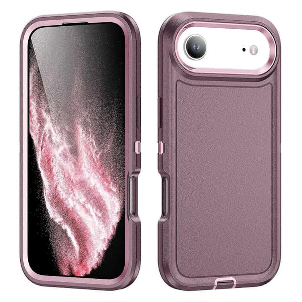 Til iPhone 17 Air-deksel PC Silikon EVA 3-i-1 Støtsikkert Telefondeksel