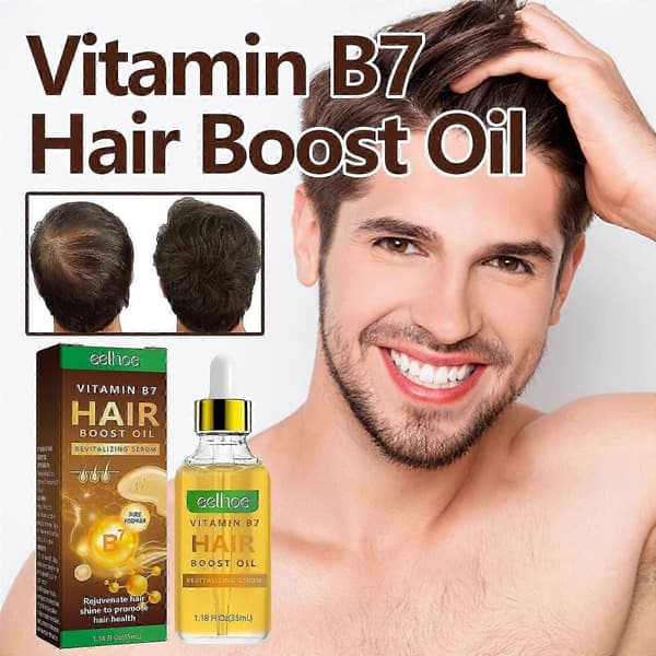 B7 Hårolie Hårvækst - Biotin Hårregenereringsolie Mod Hårtab 35ml