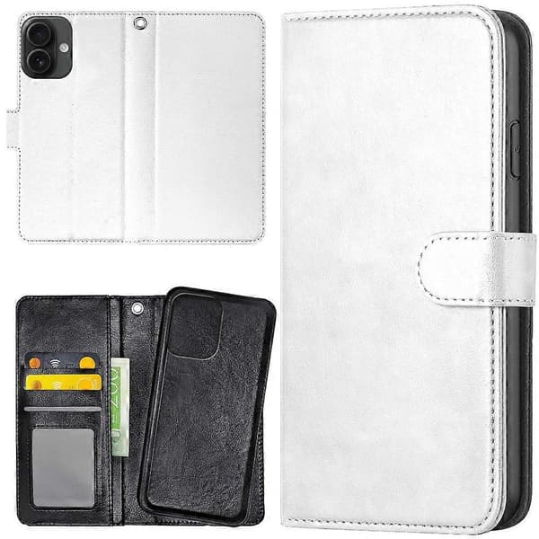 iPhone 16 - Pungcover/Etui Hvid