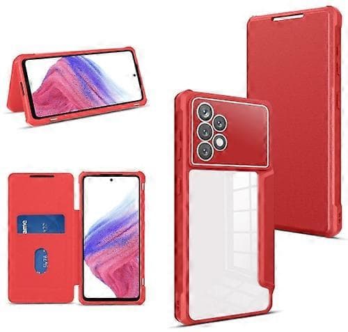 För Samsung Galaxy A53 5G Magnetiskt Flip Läderfodral