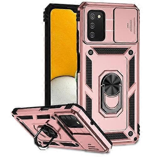 För Samsung Galaxy A02s / A03s glidande Camshield hållare telefonfodral