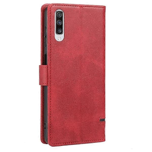 För Samsung Galaxy A70 Klassiskt Plånboksfodral i Läder