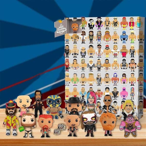WWE Julekalender Blind Box Akryl Samleobjekt Julegave