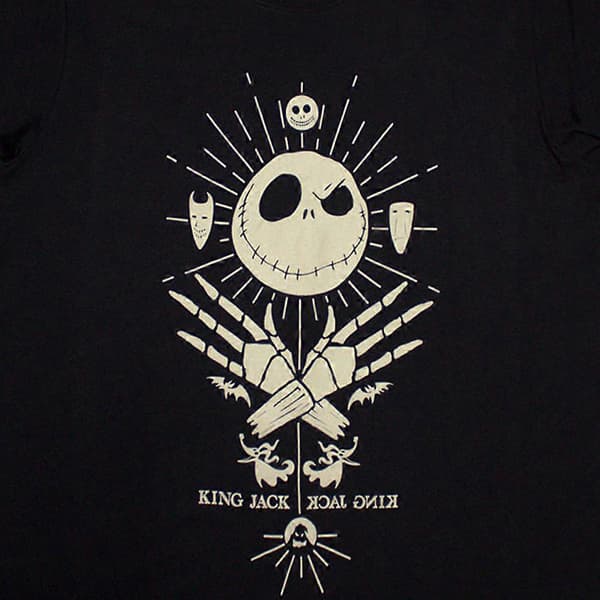 The Nightmare Before Christmas King Jack T-skjorte