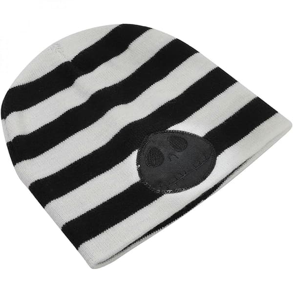 Disney Nightmare Before Christmas Jack Skellington hvidstribet hue