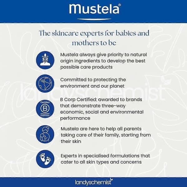 Mustela 2 i 1 Hår- og Kroppsvask 200ml