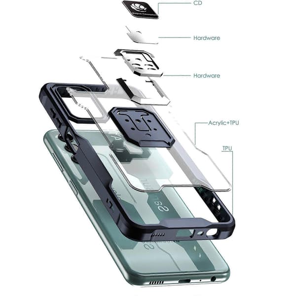 För Samsung Galaxy A13 4G / 5G Pansar Stötsäkert Magnetiskt Ringfodral