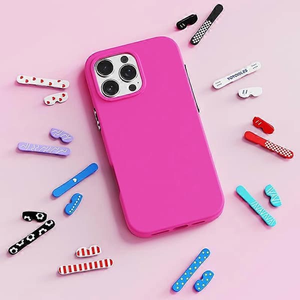 For iPhone 16 Plus/iPhone 16 Pro/iPhone 16 Pro Max/iPhone 16 TPU Utskiftbare Taster YOYOISLES Klikk Bu