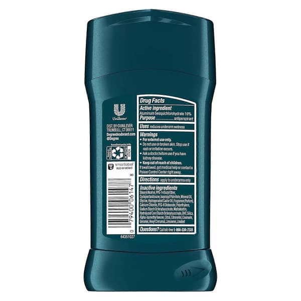 Degree Men Antiperspirant och Deodorant, Adventure, 1,7 Oz