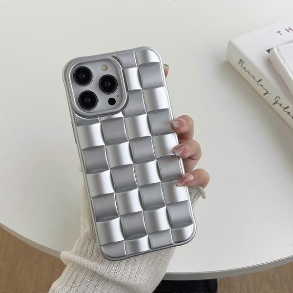 Vevd tekstur hudfølelse telefondeksel til iPhone 13 Pro Max