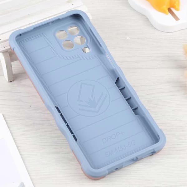 Til Samsung Galaxy M53 5G Sklisikkert Armor Telefondeksel