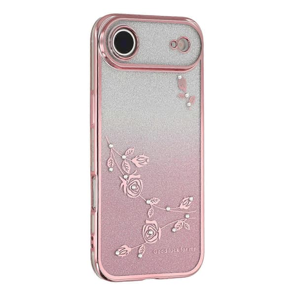 KADEM för iPhone 17 Air Fodral Blomma TPU Flexibelt Gradient Mobilskal