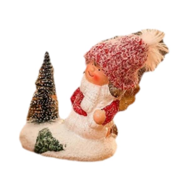 Julepige figur julepynt juledekorationer samlerobjekt