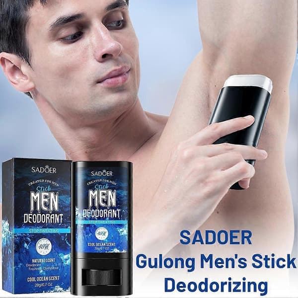 Deodorantstift for menn 20g Langvarig 48H Friskhet Anti-svette