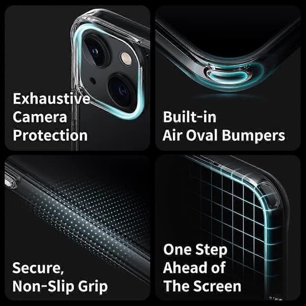 Clear iPhone 13 Case, (iPhone 13 (6.1 inch))