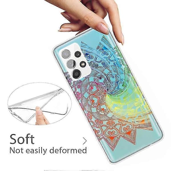 För Samsung Galaxy A53 5g Gradient Lace Transparent Tpu Phone Case