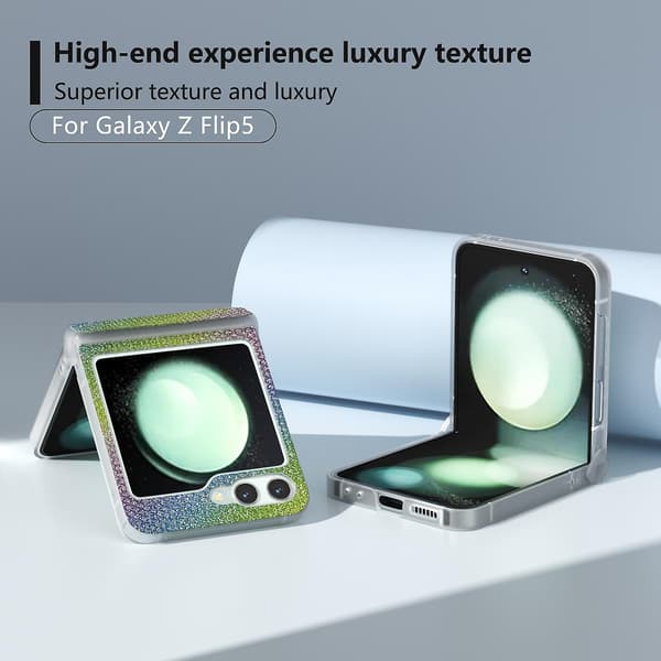 Frosted Frame Diamond Phone Case för Samsung Galaxy Z Fold6