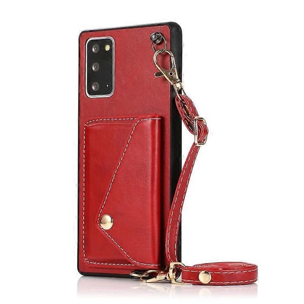 För Samsung Galaxy Note20 Crossbody Plånbok Kortväska Telefonfodral