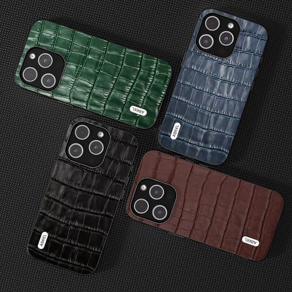 ABEEL Fodral med krokodiltextur för iPhone 14