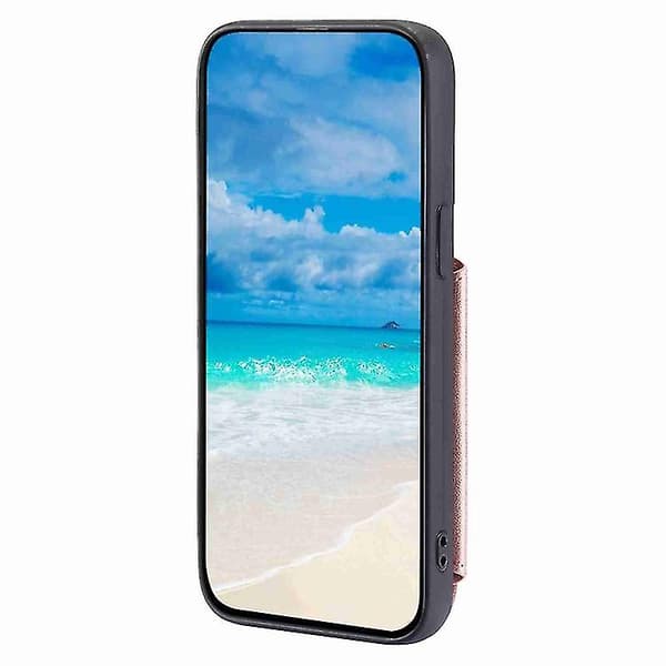 Til Samsung Galaxy A53 Lynlås Kortpladser RFID Telefoncover (blå)