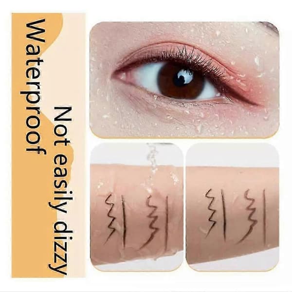 2-pack Smudge-Proof, Waterproof, Long-Lasting Eyeliner Pen (Black)