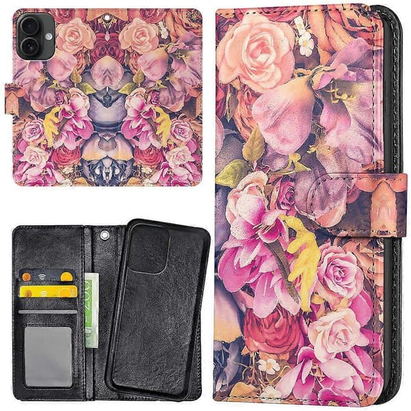 iPhone 16 - Pungcover/Etui Roses