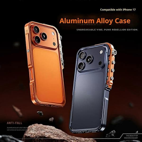 Til iPhone 17 Pro Max Bumper Case Ramme i aluminiumslegering Telefondeksel