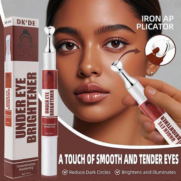 Full Coverage Concealer and Under-Eye Brightener - Long-Lasting, Corrective Cream for Dark Circles and Blemishes - Highlighter and Foundation in One