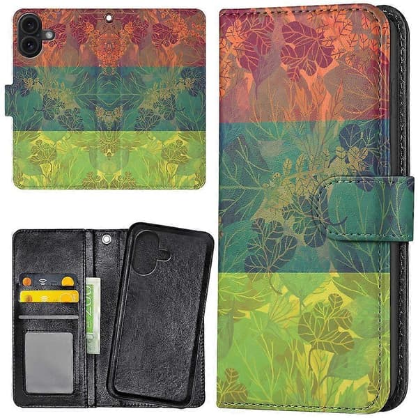 iPhone 17 - Pung Etui/Cover Løvmønster