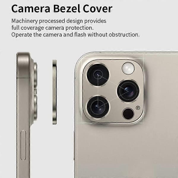 Metal Hul Linsebeskytter til iPhone 16 / 16 Plus