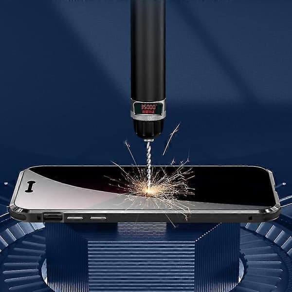 25-26 Magnetisk herdet glassdeksel til iPhone 13 Pro