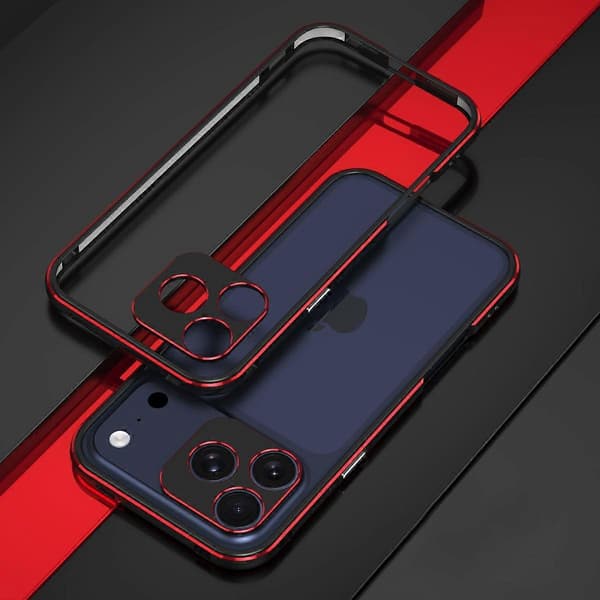 Til iPhone 17 Pro Bumper Cover Telefonramme uden bagside med linsebeskyttelse