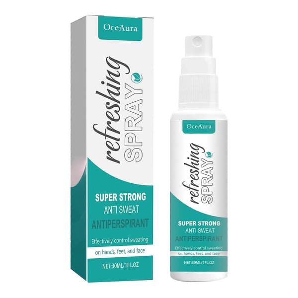 Kropsplejespray, frisk lugtkontrol, bærbar svedfri løsning, 30 ml
