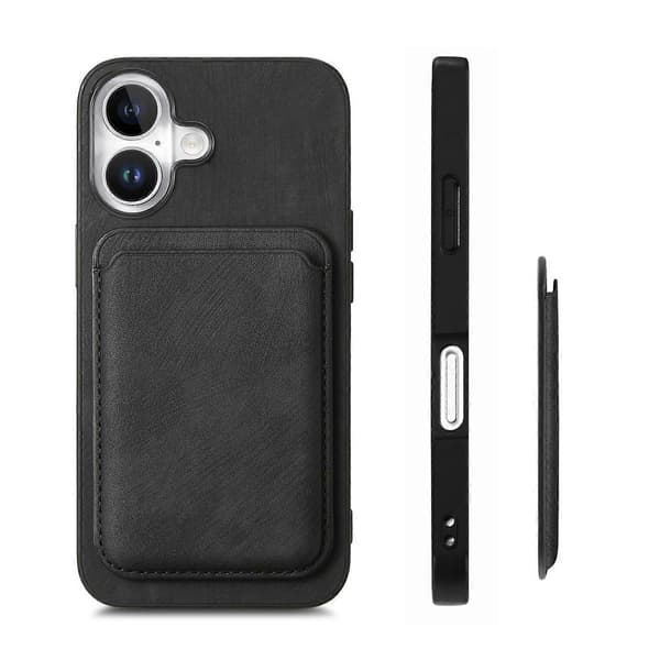 Magnetisk kortholder telefonveske til iPhone 16