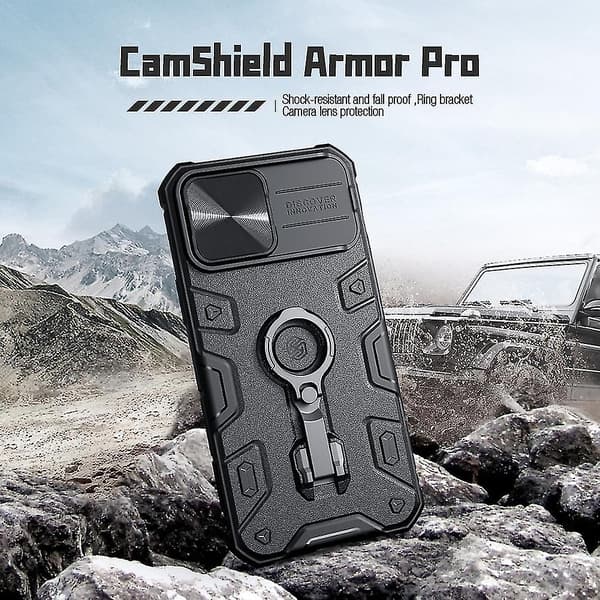 Nillkin Camshield Armor -suojakuori iPhone 13 Pro Maxille