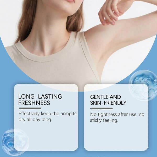 2 stk. Deodorant Roll-on, Daglig Pleje til Underarme Roll-on