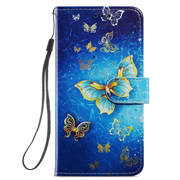 Til Samsung Galaxy A13 Malet Mønster Horisontal Flip Læder Telefonetui