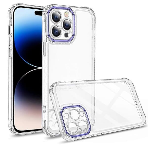 Akryylinen avaruuspuhelinkotelo iPhone 14 Prolle