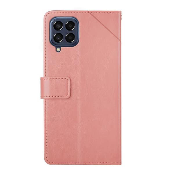 (New) For Samsung Galaxy M33 Y Stitching Horizontal Flip Leather Phone Case