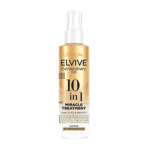 2 x L'Oreal Elvive Extraordinary Oil 10-i-1 Mirakelbehandling 150ml