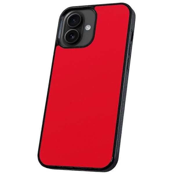 iPhone 16 - Cover/Mobilcover Rød