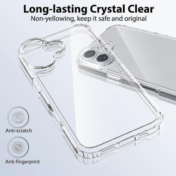 Akryl TPU telefonfodral för iPhone 16