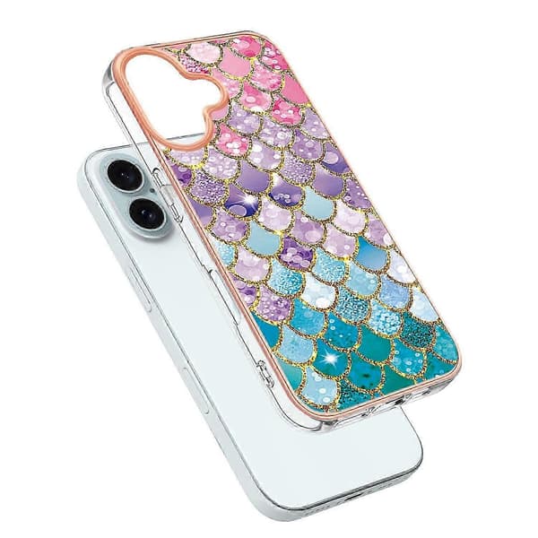 Galvanisering TPU-deksel til iPhone 16