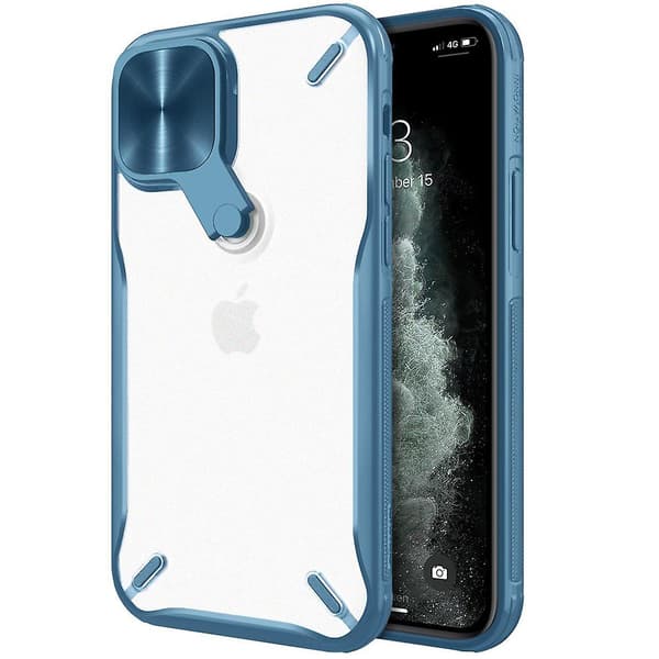 Nillkin Cyclops Cover - til iPhone 12 Pro / iPhone 12 - blå