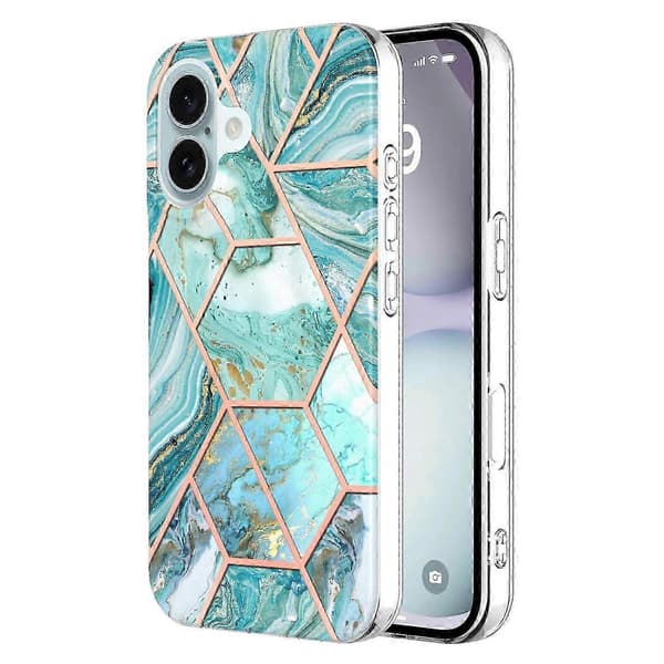 Marmor TPU-deksel til iPhone 16
