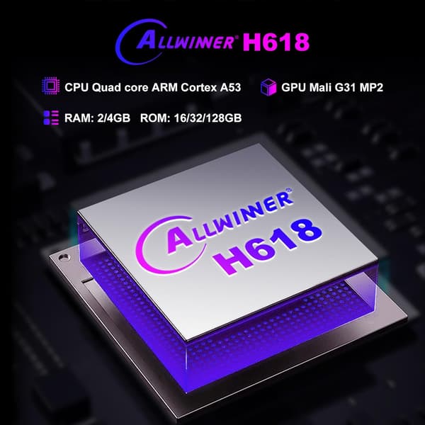 H96MAX H618 Internett Dekoder (4+32GB)
