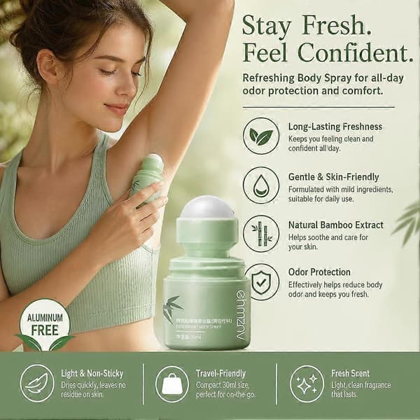 Pink 30l (B) Deodorant til underarme Forfriskende duft Langvarig antiperspirant