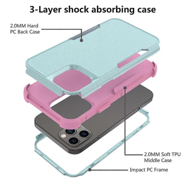 Commuter Series Cover til iPhone 13 Pro Max iPhone 12 Pro Max iPhone 14 Pro Max - Riveting Way