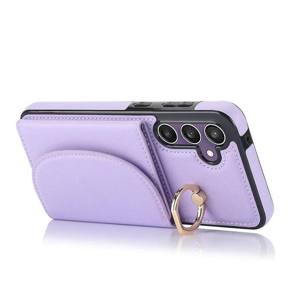Ring Card Bag Phone Case för Samsung Galaxy S23 FE 5G